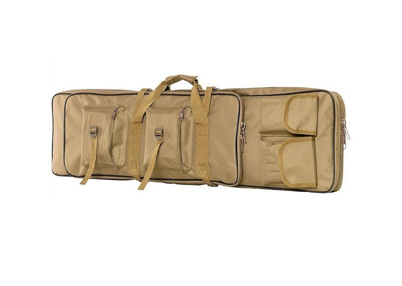 100CM DOUBLE POCKET GUNBAG - TAN