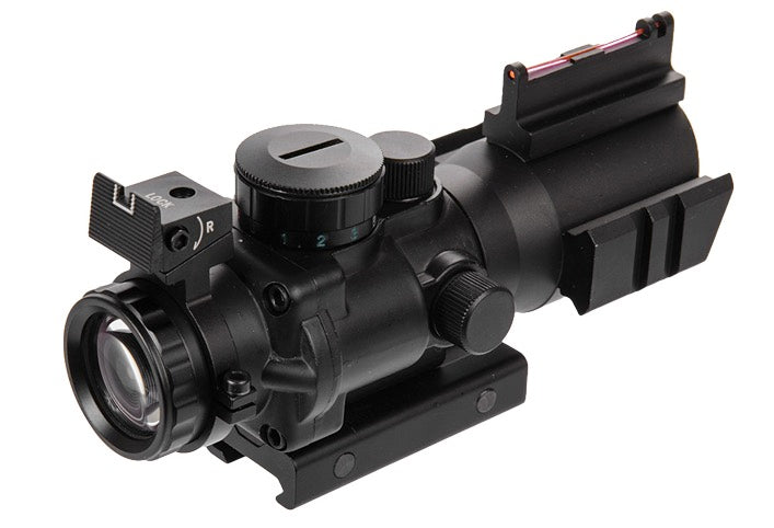 Lancer Tactical - ACOG 4x32 RGB Tri‑Color Illuminated Scope