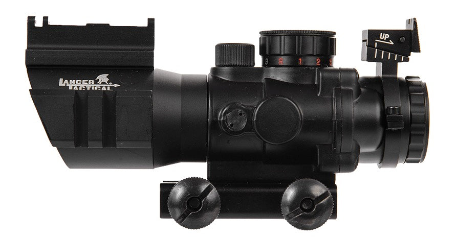 Lancer Tactical - ACOG 4x32 RGB Tri‑Color Illuminated Scope