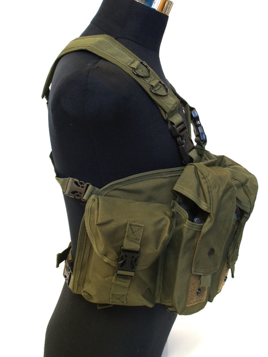 AK Magazine Chest Rig Vest OD