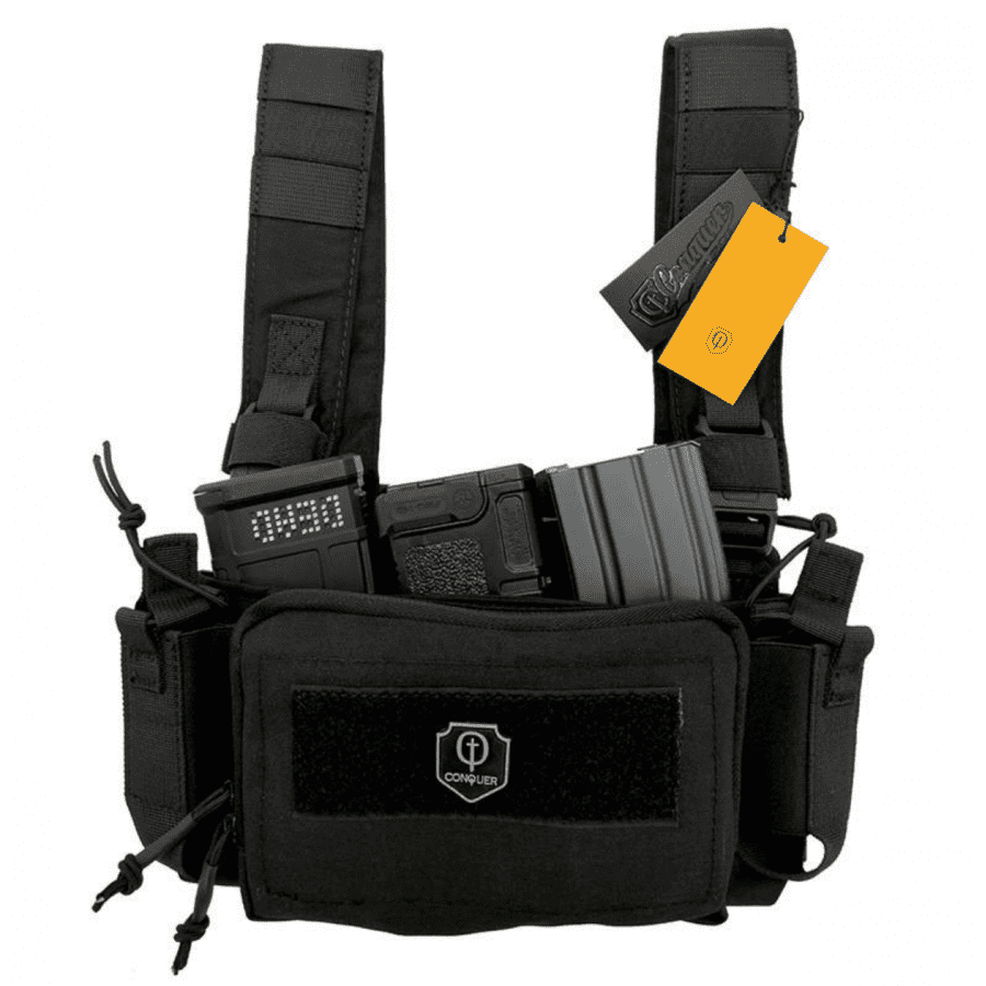 CONQUER MICRO CHEST RIG - BLACK