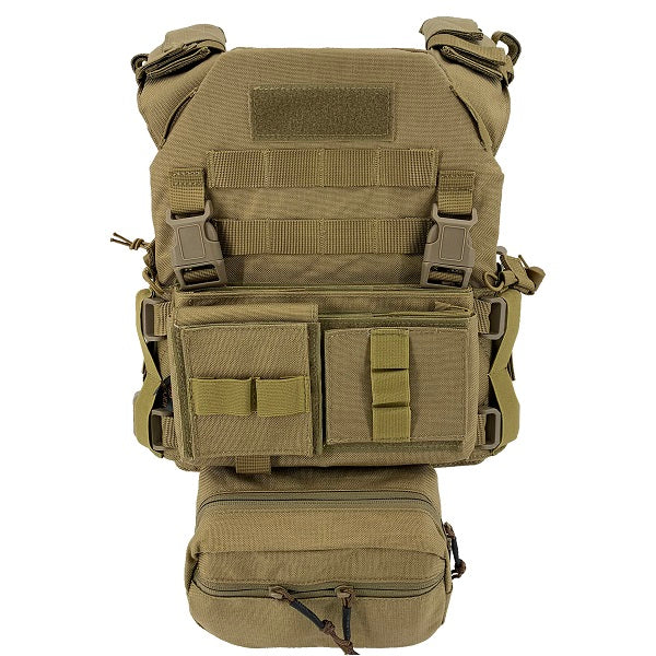 CONQUER MPC FULL SET VEST / CHEST RIG (3 IN 1) - TAN