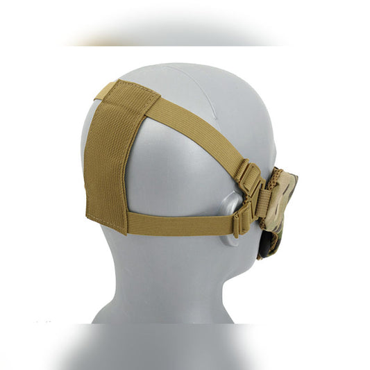 HALF FACE SKULL FACE MASK - padded - multicam