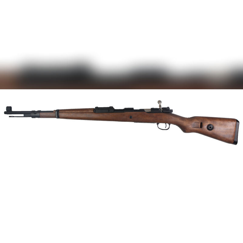 Kar98k bolt-action rifle replica - real Wood Stock - with shell-ejection system