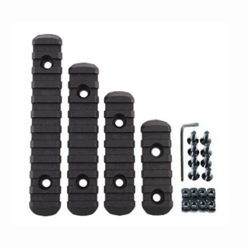 Kit of 4 M-LOK rails to Picatinny - tan or black