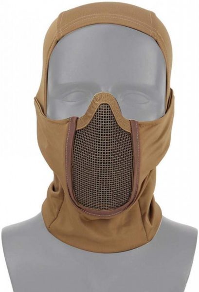 BALACLAVA MESH MASK - TAN