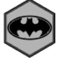 BATMAN PATCH - GRAY