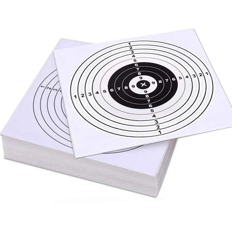 CARD SHOOTING TARGET paper - 14x14cm - 20pcs