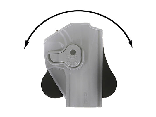 Holster for Glock 17,18,19,23,34,35 - black