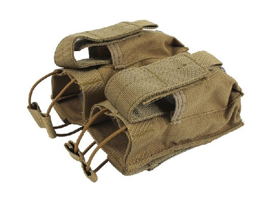 Double pistol and rifle magazine pouch - Olive