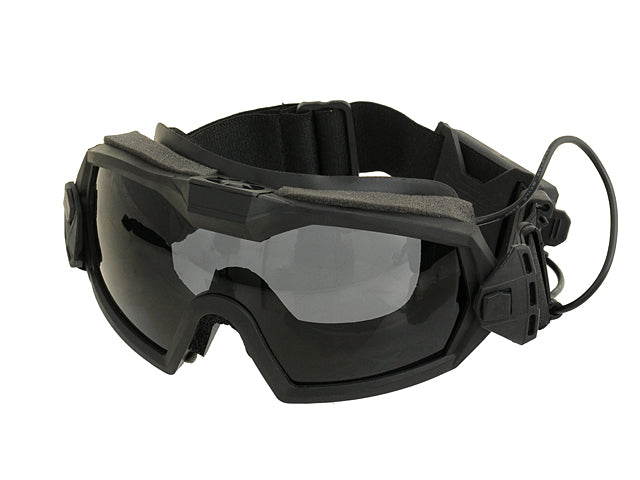 FMA GOGGLES WITH FAN - BLACK