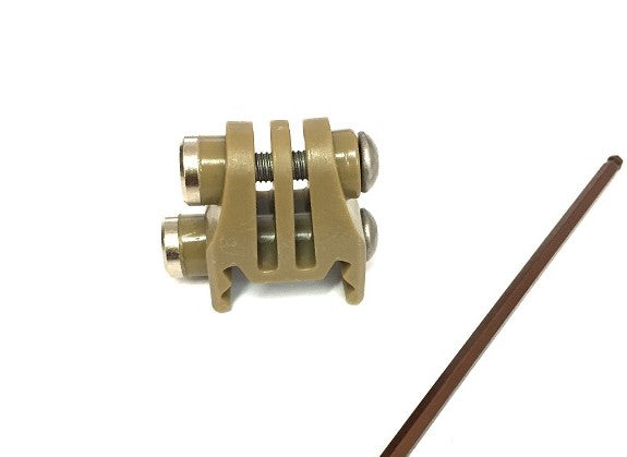 GoPro Action camera rail mount tan