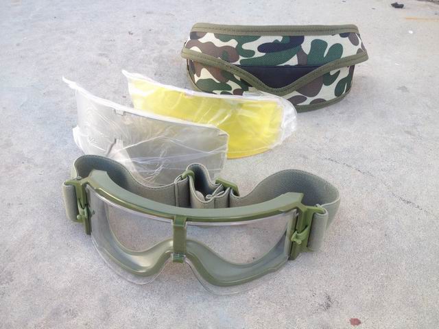 GOGGLES GX-1000 WITH 3 GLASSES - Olive