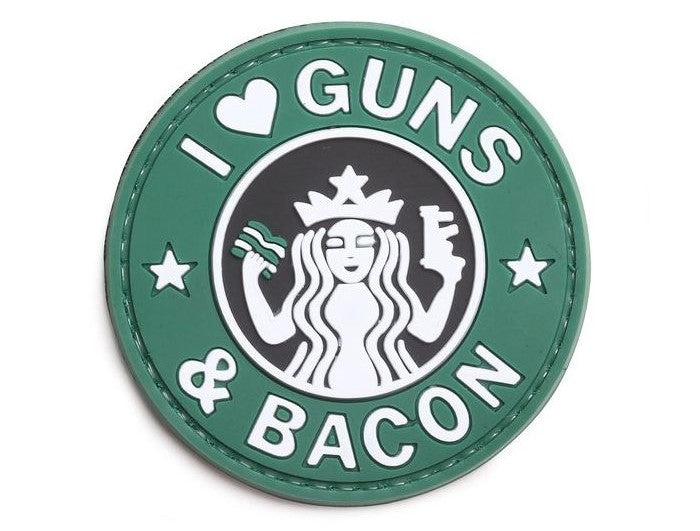 I LOVE GUNS & BACON PATCH