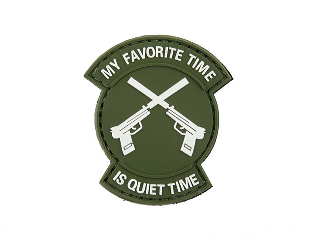 QUIET TIME PVC PATCH - GREEN