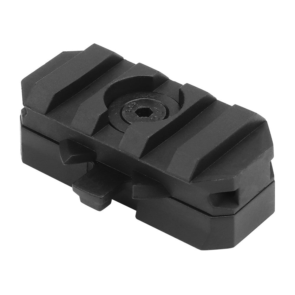 2 ROTATABLE RAIL FOR HELMETS WITH 19MM RAIL GUIDE