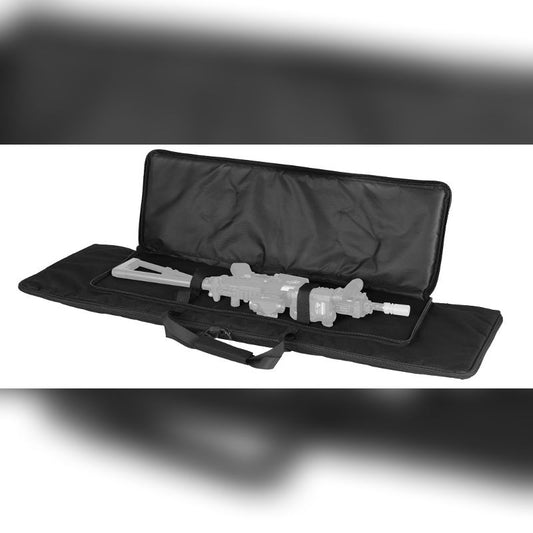 100CM 600D DOUBLE POCKET GUNBAG - BLACK