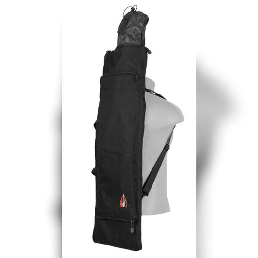 100CM 600D DOUBLE POCKET GUNBAG - BLACK