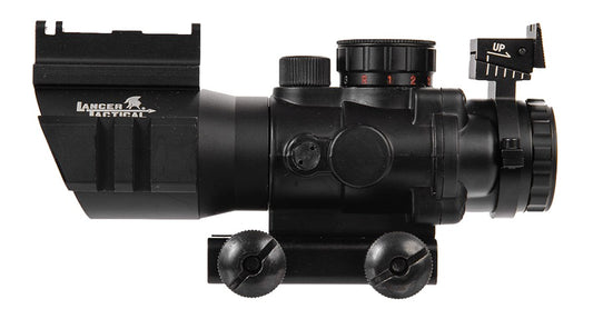Lancer Tactical - ACOG 4x32 RGB Tri‑Color Illuminated Scope
