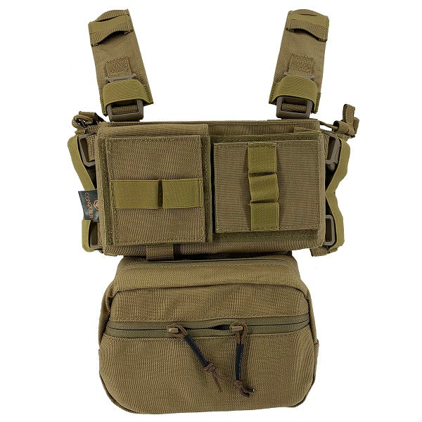 CONQUER MPC FULL SET VEST / CHEST RIG (3 IN 1) - TAN