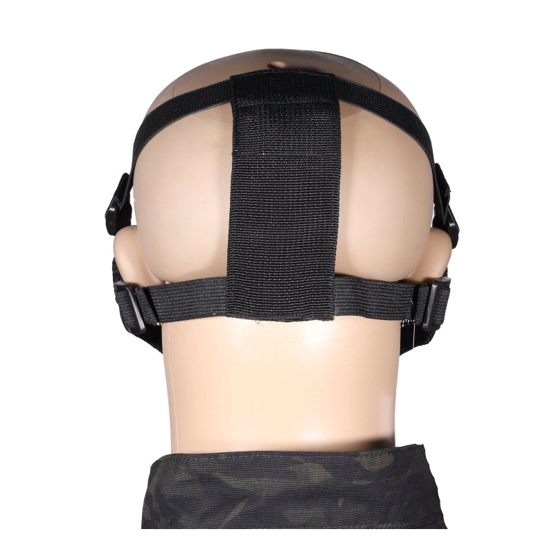Stalker net mask SKULL - black