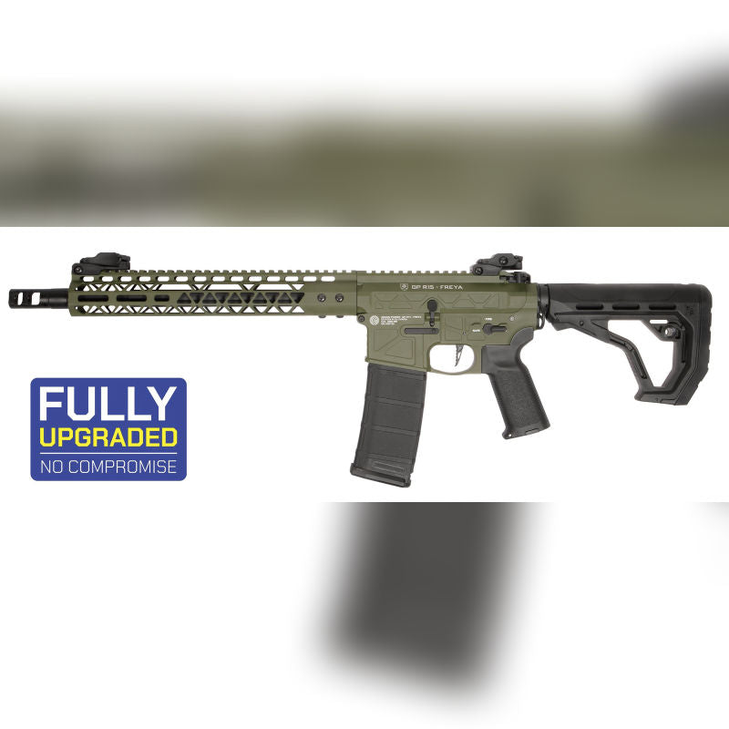 Delta Armory FREYA R15 SKELETON 13" Gen.2 – Full‑Metal, Fully Upgraded, ETU, Olive