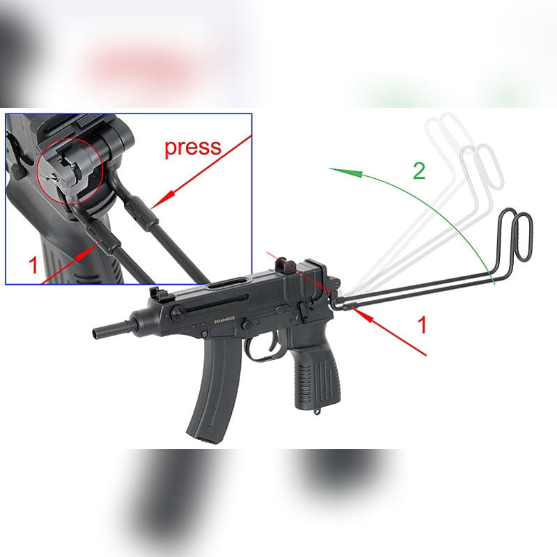 SCORPION - JG0451 – Submachine Gun AEG Replica [JG Works] - full starter pack