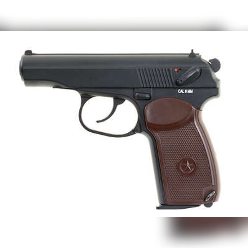 🖤 Soviet PM Makarov CO₂ Pistol Replica – Black [KWC]