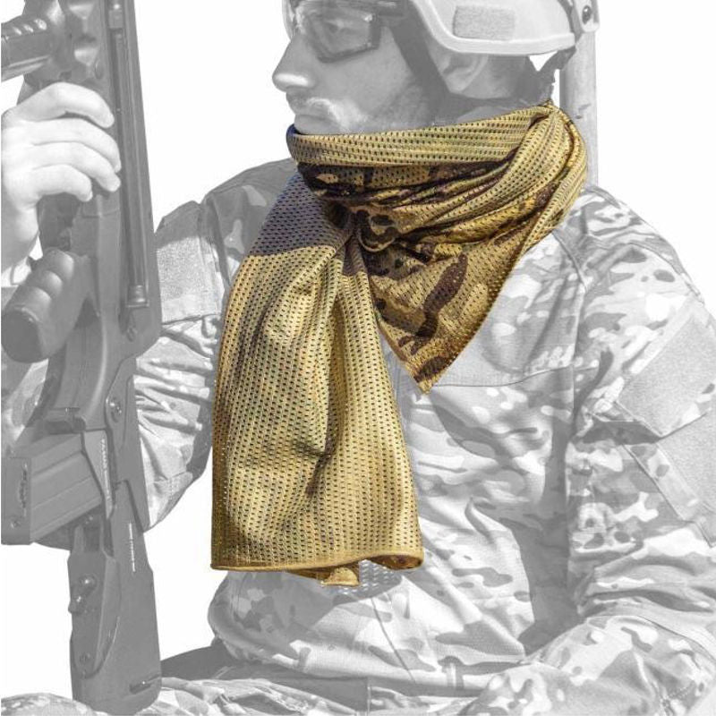 🧣 Spirit Field Mesh Scarf Neckerchief – Black / Multicolour [Spirit Field]