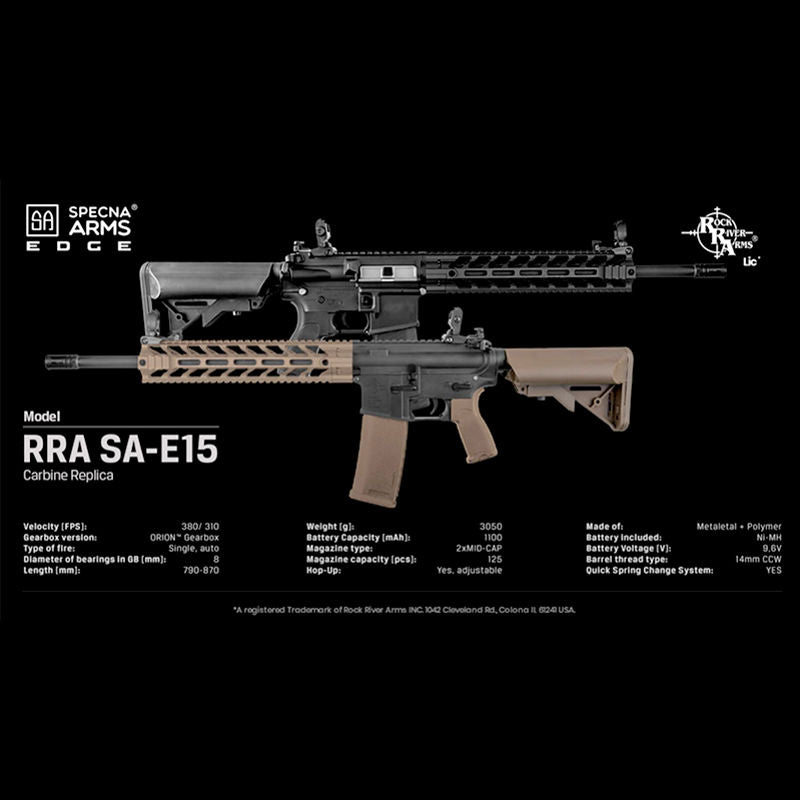 Specna Arms SA-E15 EDGE RRA – black