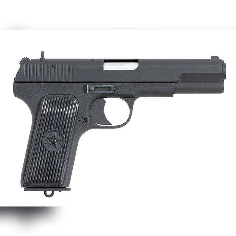 🖤 Soviet TT‑33 Tokarev – Full‑Metal Gas Blowback Pistol (Black)