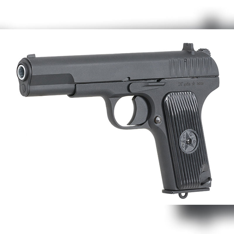 🖤 Soviet TT‑33 Tokarev – Full‑Metal Gas Blowback Pistol (Black)