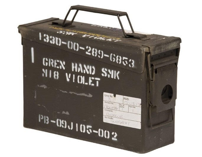 US Ammo box Metal Cal. 7.62 Used