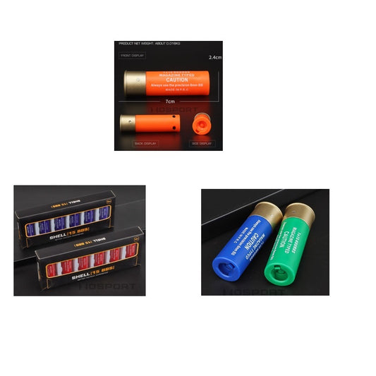 SHOTGUN SHELLS – 6PCK - various colours