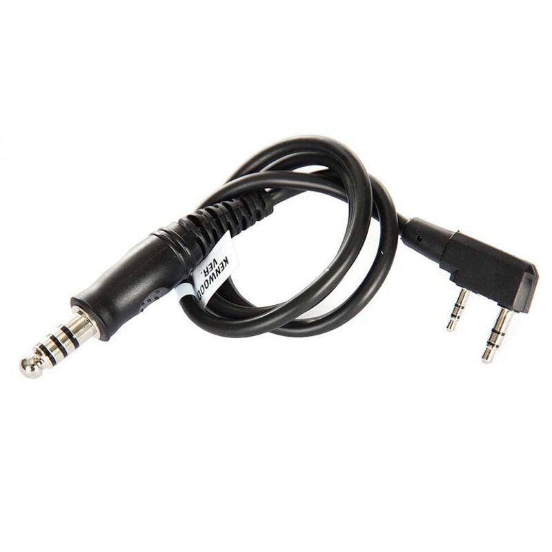 Z-Tactical adapter cable Nato jack - Kenwood 2-pin