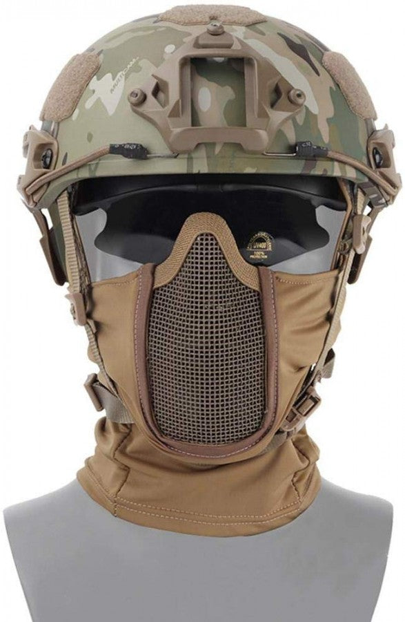BALACLAVA MESH MASK - TAN