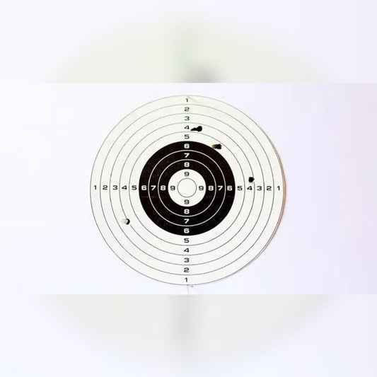 CARD SHOOTING TARGET paper - 14x14cm - 20pcs