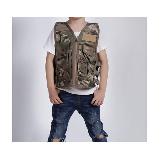 SCOUT Tactical CHILDREN VEST – CAMO 43cm