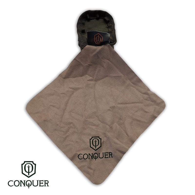 CONQUER POUCH WITH GOGGLE CLEANER - OLIVE