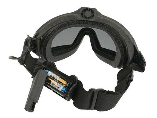 FMA GOGGLES WITH FAN - BLACK