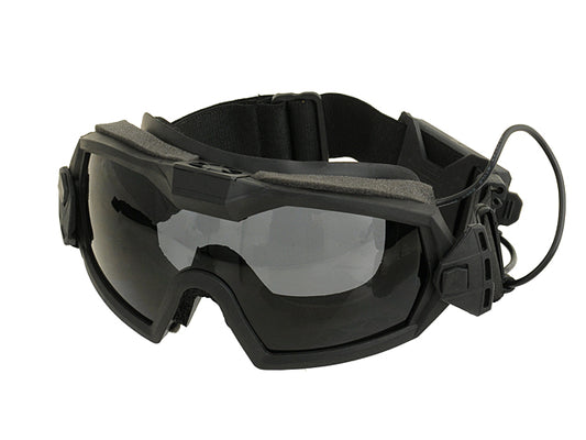 FMA GOGGLES WITH FAN - BLACK