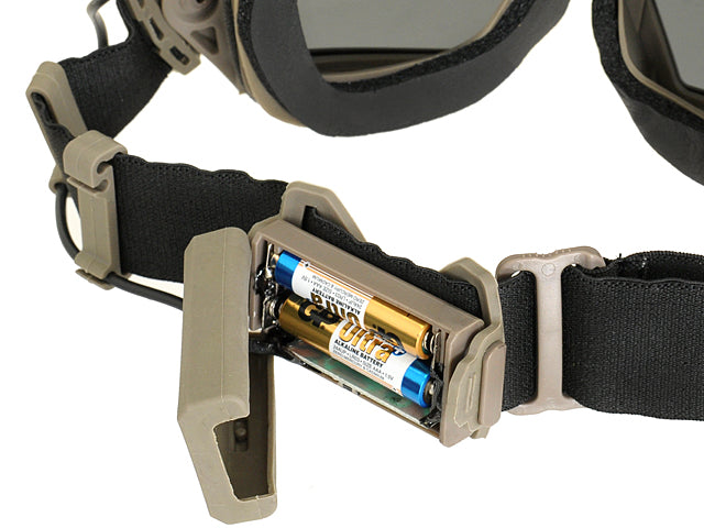 FMA GOGGLES WITH FAN - BLACK