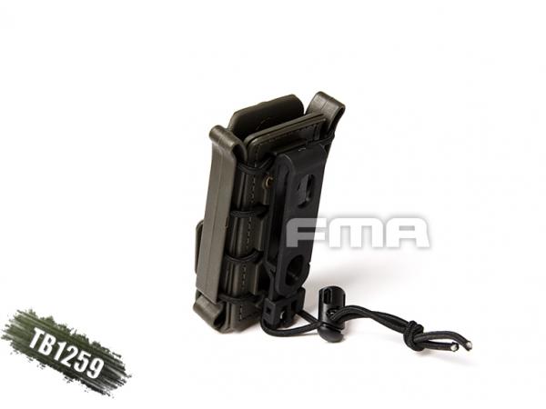 FMA SOFT SHELL SCORPION 9mm PISTOL MAG CARRIER - OD