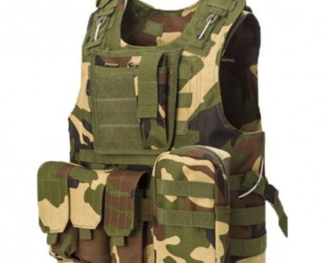 LIGHTWEIGHT AAV FSBE ASSAULT VEST SYSTEM - WOODLAND