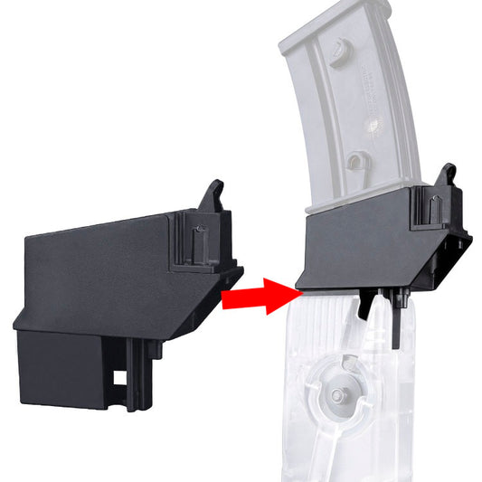 G36 magazine adapter for cyclone style speed loader