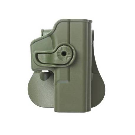 Holster for Glock 17, 18c, 19, 24 Right handed - Olive