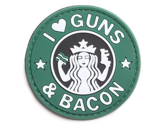 I LOVE GUNS & BACON PATCH