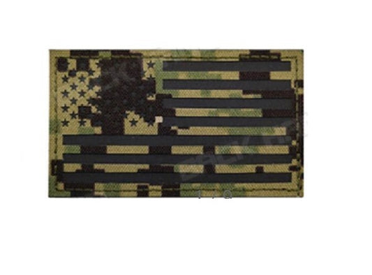 USA FLAG LASER CUT PATCH – MC