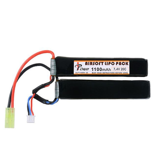 IPower 7.4V 1100mAh 20C 2 stick lipo battery