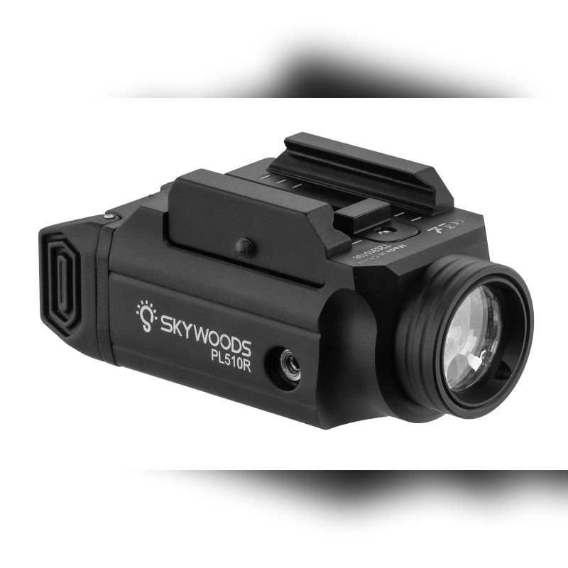 TACTICAL FLASHLIGHT WITH RED LASER [Skywoods]